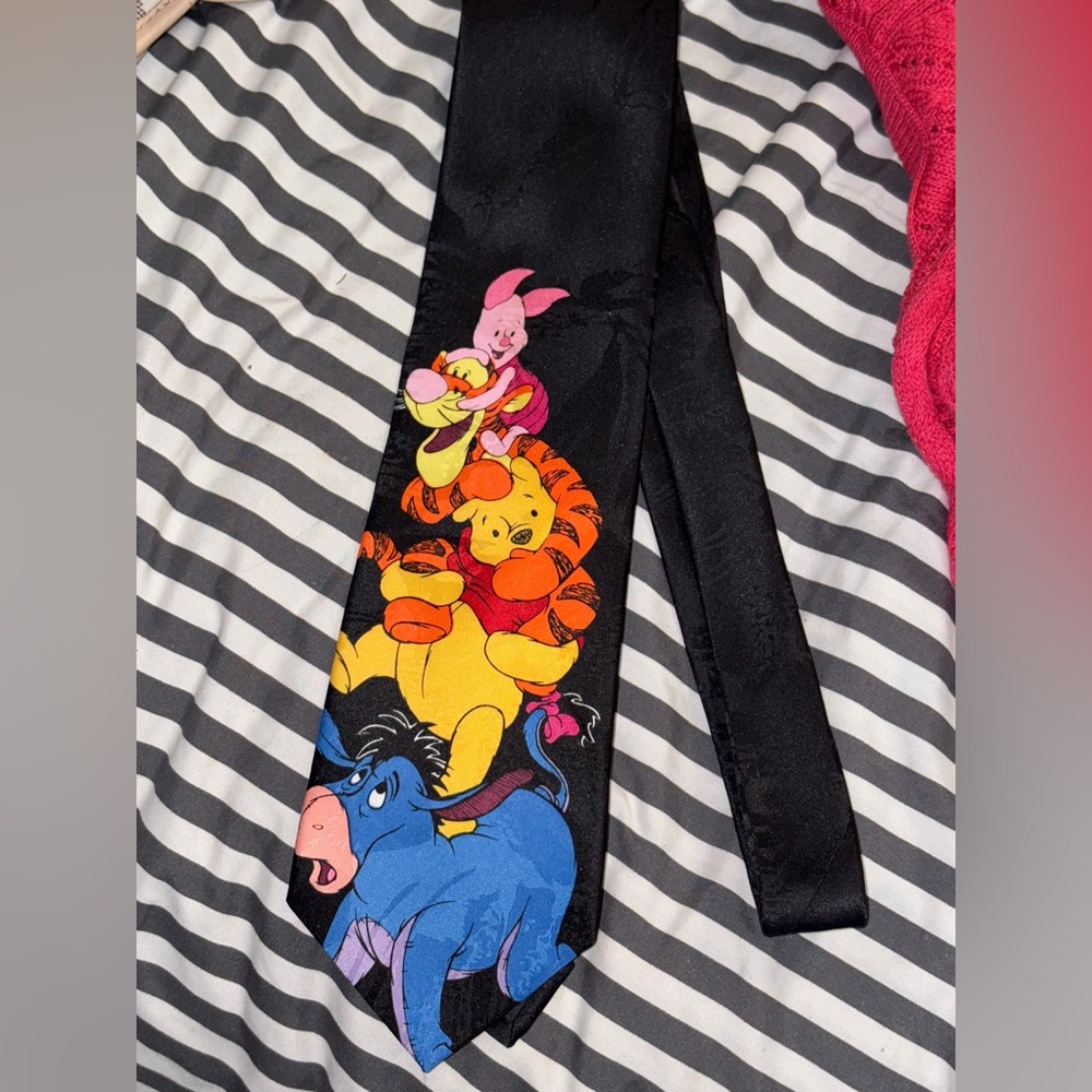 Disney Vintage Winnie The Pooh Neck Tie